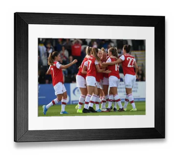 Framed Print : Arsenal Women's Beth Mead Scores First Goal Against West Ham United in 2019-20 WSL Season