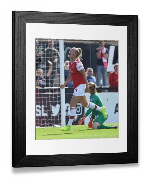 Framed Print : Arsenal Women's Victory: Jill Roord Scores Second Goal Against West Ham United (2019-20) Framed Print : Arsenal Women's Victory: Jill Roord Scores Second Goal Against West Ham United (2019-20)