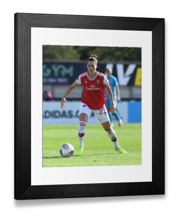 Framed Print : Arsenal's Viki Schnaderbeck in Action: Arsenal Women vs West Ham United (2019-20)