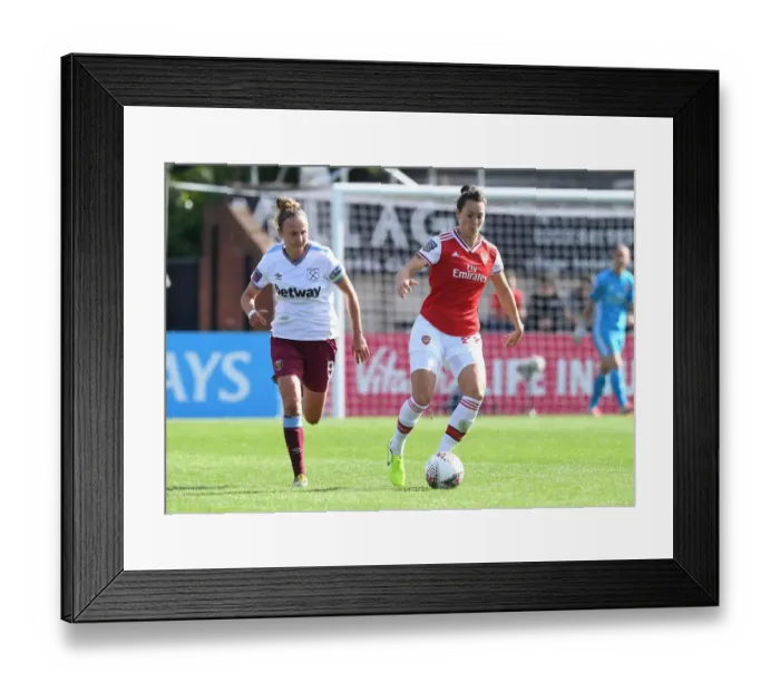 Framed Print : Arsenal's Viki Schnaderbeck vs. West Ham's Martha Thomas: A Battle in the WSL Framed Print : Arsenal's Viki Schnaderbeck vs. West Ham's Martha Thomas: A Battle in the WSL