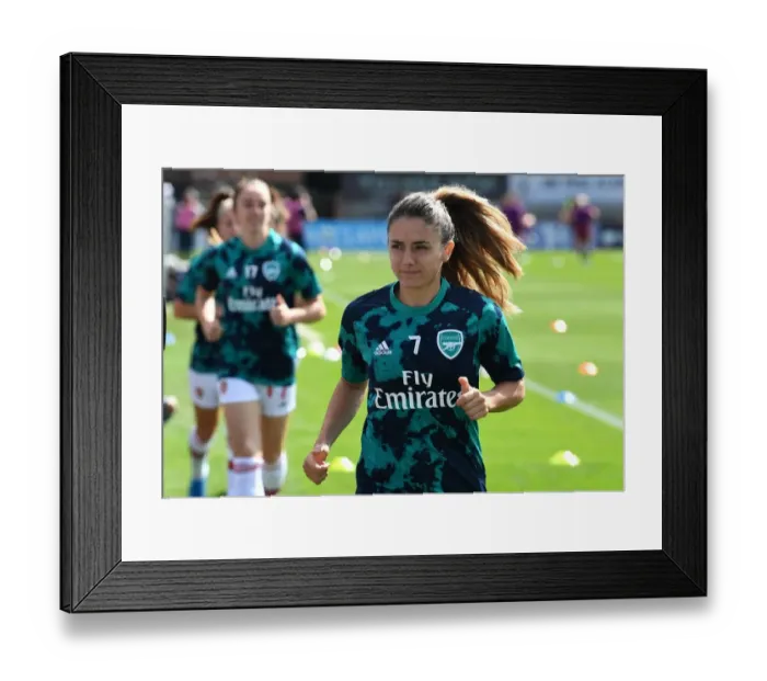 Framed Print : Arsenal's Danielle van de Donk Readies for WSL Clash Against West Ham United