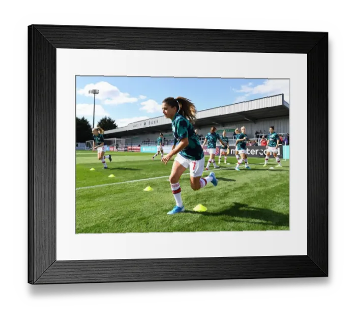 Framed Print : Arsenal's Danielle van de Donk Prepares for WSL Clash Against West Ham United Framed Print : Arsenal's Danielle van de Donk Prepares for WSL Clash Against West Ham United
