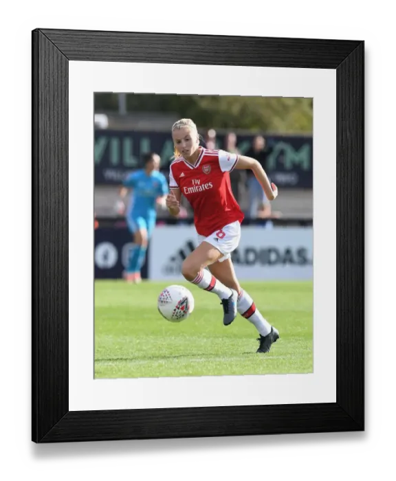 Framed Print : Fierce Rivalry: Leah Williamson vs. Kate Longhurst Battle in Arsenal Women's WSL Clash