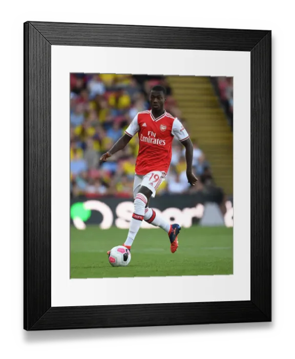 Framed Print : Pepe in Action: Arsenal's Star Forward Shines Against Watford in Premier League 2019-20 Framed Print : Pepe in Action: Arsenal's Star Forward Shines Against Watford in Premier League 2019-20