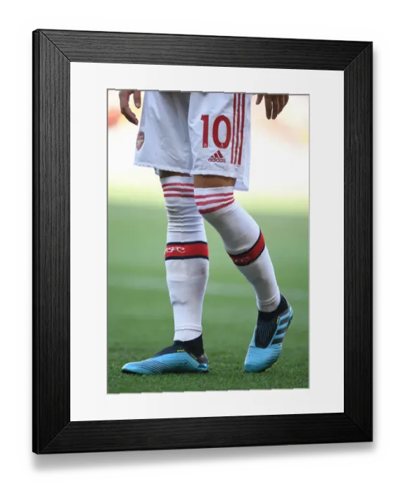 Framed Print : Mesut Ozil in Action: Arsenal vs. Watford, Premier League 2019-20