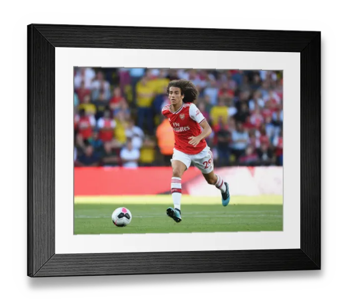 Framed Print : Guendouzi in Action: Watford vs. Arsenal, Premier League 2019-20 Framed Print : Guendouzi in Action: Watford vs. Arsenal, Premier League 2019-20