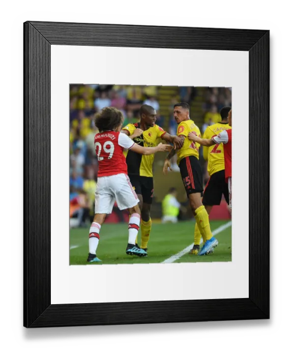 Framed Print : Clash at Vicarage Road: Watford vs. Arsenal, Premier League 2019-20 Framed Print : Clash at Vicarage Road: Watford vs. Arsenal, Premier League 2019-20
