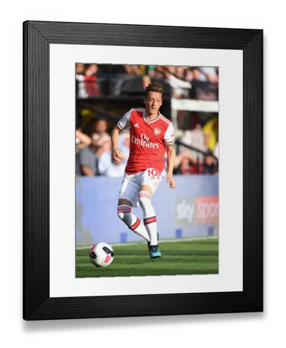 Framed Print : Mesut Ozil's Standout Performance: Arsenal vs. Watford, Premier League 2019-20