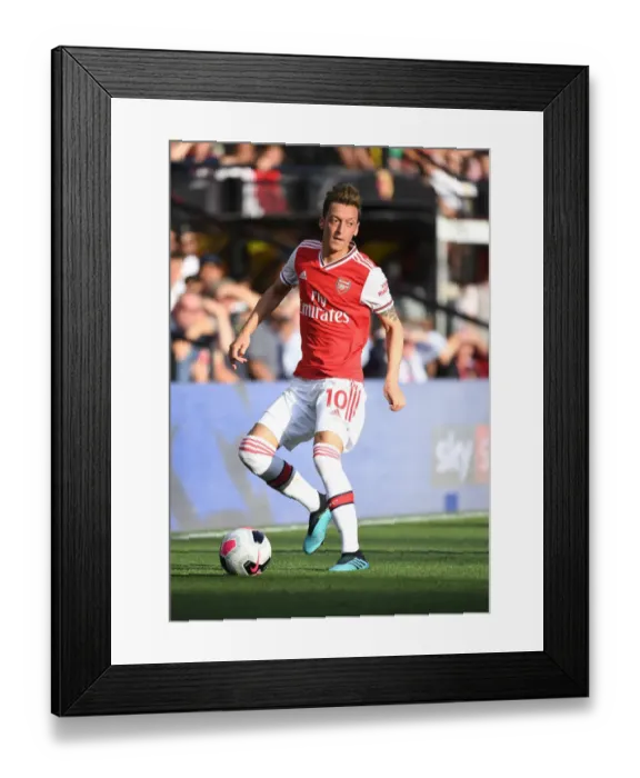 Framed Print : Mesut Ozil in Action: Arsenal vs. Watford, Premier League 2019-20