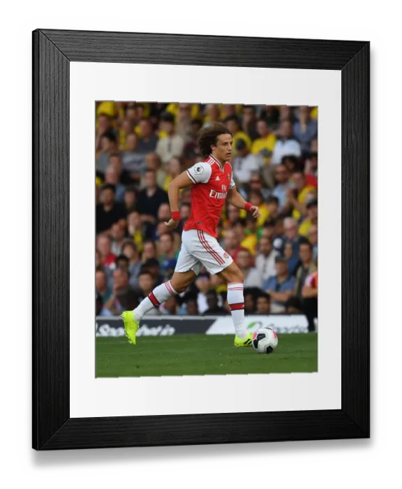 Framed Print : David Luiz in Action: Arsenal vs. Watford, Premier League 2019-20 Framed Print : David Luiz in Action: Arsenal vs. Watford, Premier League 2019-20
