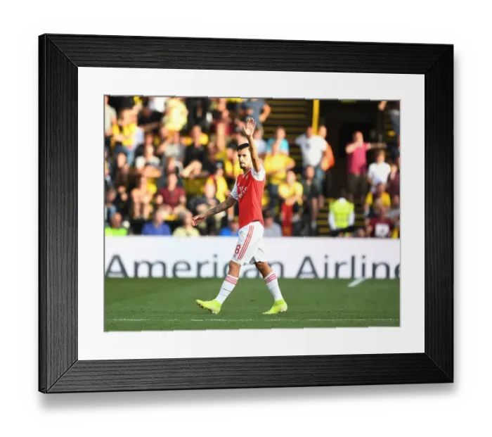 Framed Print : Dani Ceballos Bids Farewell: Watford vs. Arsenal, Premier League 2019-20 Framed Print : Dani Ceballos Bids Farewell: Watford vs. Arsenal, Premier League 2019-20