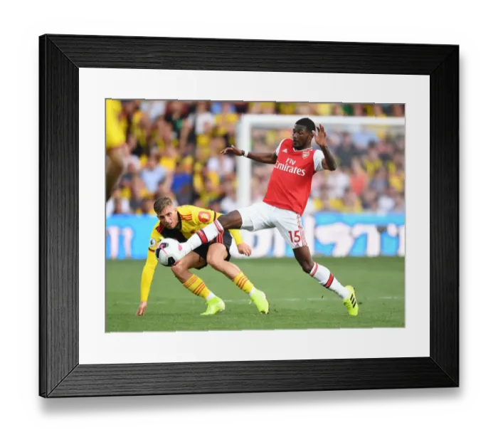 Framed Print : Maitland-Niles vs Deulofeu: Battle at Vicarage Road - Watford vs Arsenal, Premier League 2019-20 Framed Print : Maitland-Niles vs Deulofeu: Battle at Vicarage Road - Watford vs Arsenal, Premier League 2019-20