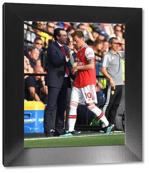 Unai Emery and Mesut Ozil: A Moment After Substitution (2019-20) - Arsenal at Watford