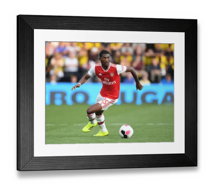 Framed Print : Arsenal's Ainsley Maitland-Niles in Action against Watford in Premier League Clash (2019-20) Framed Print : Arsenal's Ainsley Maitland-Niles in Action against Watford in Premier League Clash (2019-20)