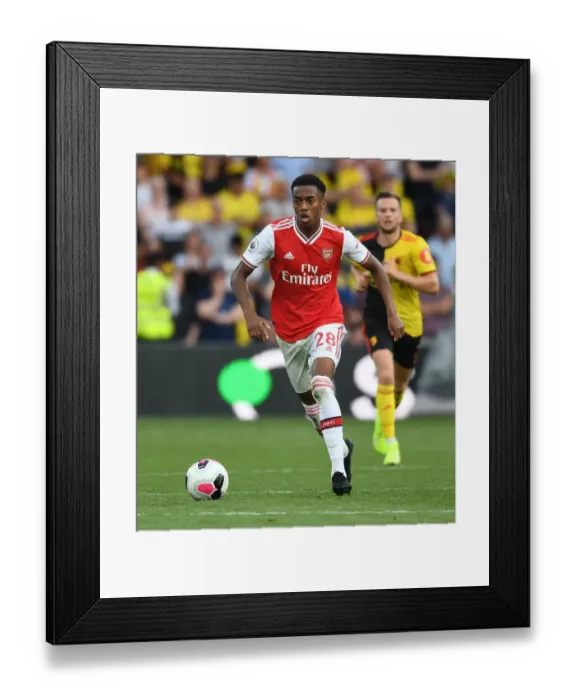 Framed Print : Watford vs Arsenal: Joe Willock in Action - Premier League 2019-20 Framed Print : Watford vs Arsenal: Joe Willock in Action - Premier League 2019-20