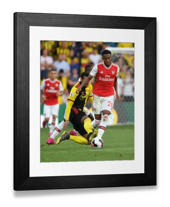 Framed Print : Joe Willock Breaks Past Etienne Capoue: Watford vs Arsenal, Premier League 2019-20 Framed Print : Joe Willock Breaks Past Etienne Capoue: Watford vs Arsenal, Premier League 2019-20