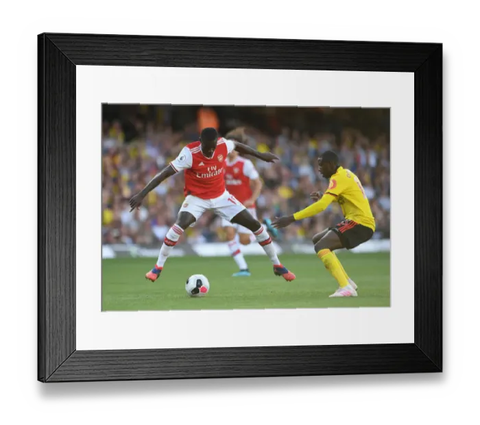 Framed Print : Arsenal's Pepe Stars: Victory over Watford in Premier League 2019-20 Framed Print : Arsenal's Pepe Stars: Victory over Watford in Premier League 2019-20