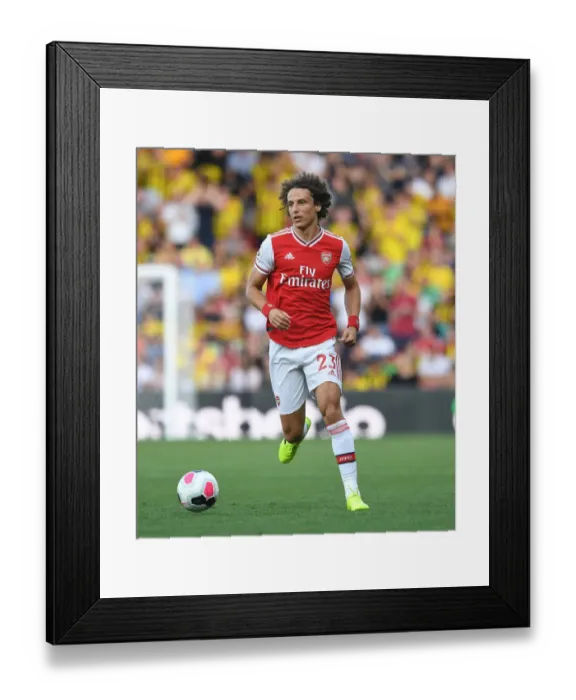 Framed Print : David Luiz in Action: Arsenal vs. Watford, Premier League 2019-20