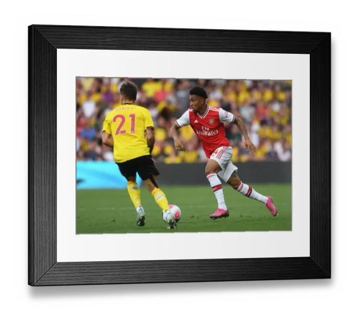 Framed Print : Watford vs Arsenal: Nelson Shines in Premier League Clash (September 2019)