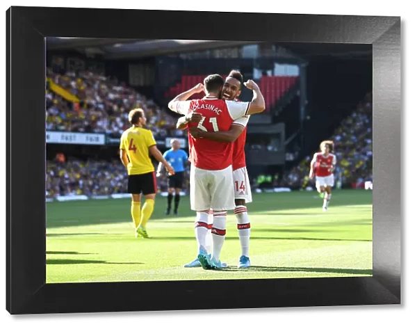 Arsenal's Aubameyang Scores Brace: Arsenal's Victory Over Watford (2019-20)