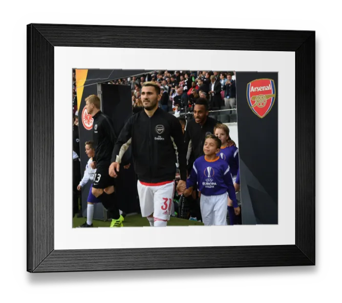 Framed Print : Arsenal vs Eintracht Frankfurt: UEFA Europa League Showdown in Frankfurt, September 2019