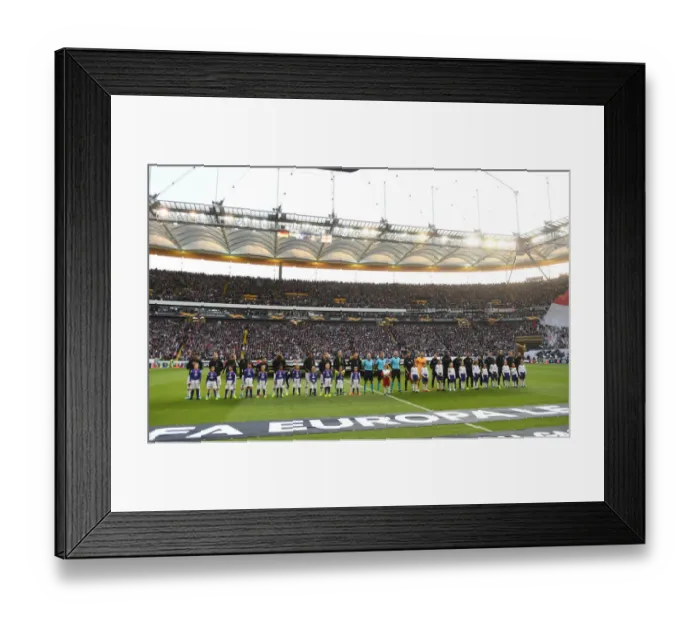 Framed Print : Arsenal vs. Eintracht Frankfurt: UEFA Europa League Clash in Frankfurt (September 2019)