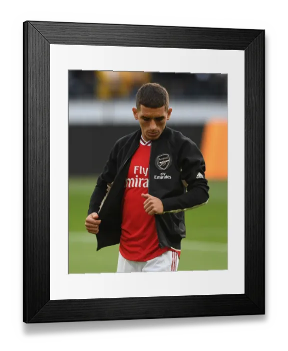 Framed Print : Arsenal's Lucas Torreira Prepares for Eintracht Frankfurt Clash in Europa League Group F