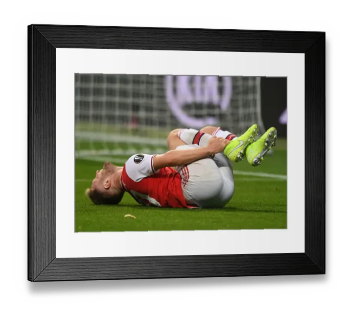 Framed Print : Arsenal's Mustafi Faces Eintracht Frankfurt in Europa League Group F