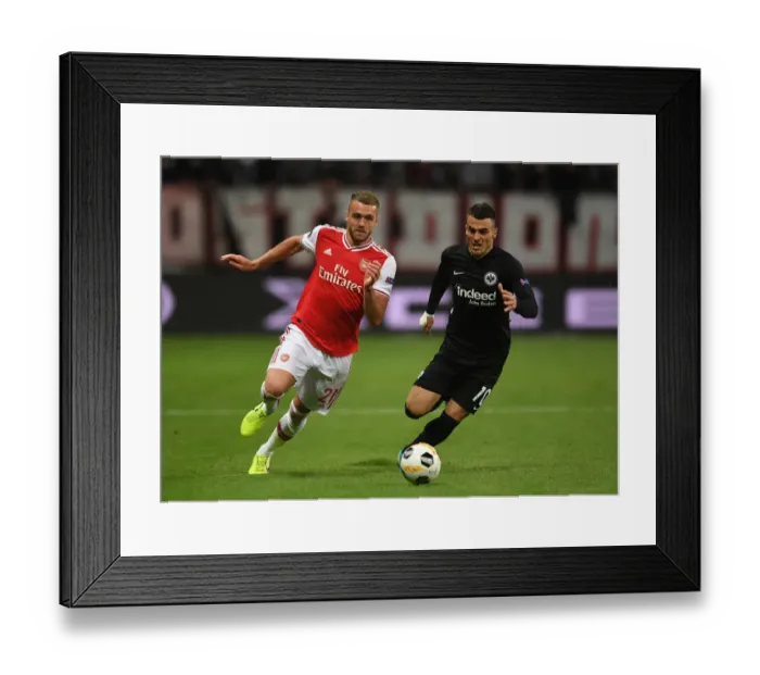 Framed Print : Chambers vs. Kostic: Clash in the Europa League - Eintracht Frankfurt vs. Arsenal FC (Group F) Framed Print : Chambers vs. Kostic: Clash in the Europa League - Eintracht Frankfurt vs. Arsenal FC (Group F)