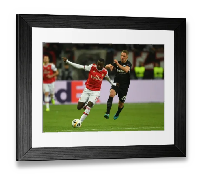 Framed Print : Pepe vs. Kohr: Clash in the Europa League - Eintracht Frankfurt vs. Arsenal FC (Group F) Framed Print : Pepe vs. Kohr: Clash in the Europa League - Eintracht Frankfurt vs. Arsenal FC (Group F)