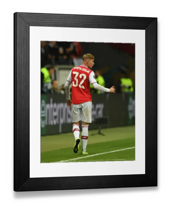 Framed Print : Emile Smith Rowe in Action: Arsenal vs Eintracht Frankfurt, UEFA Europa League