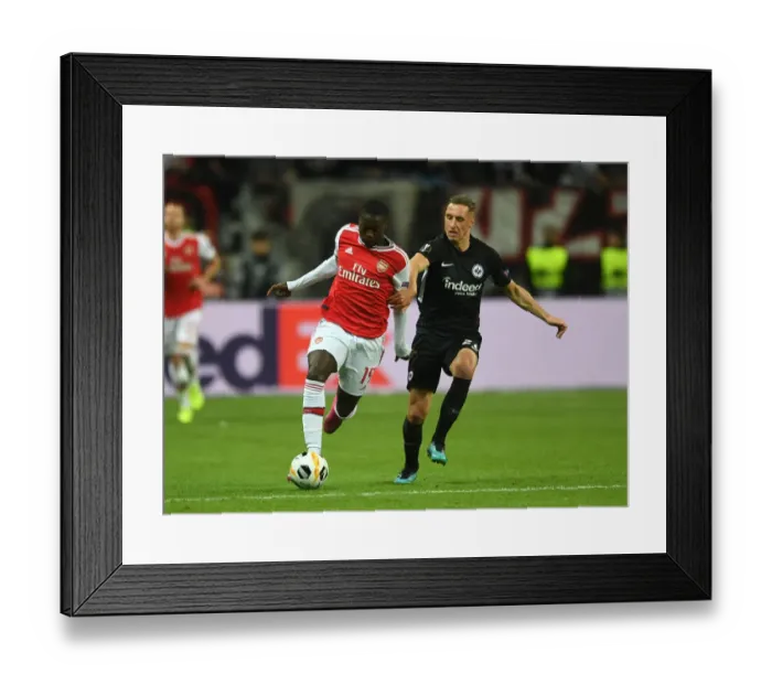 Framed Print : Pepe vs. Kohr: Clash in the Europa League - Arsenal vs. Eintracht Frankfurt (2019-20) Framed Print : Pepe vs. Kohr: Clash in the Europa League - Arsenal vs. Eintracht Frankfurt (2019-20)