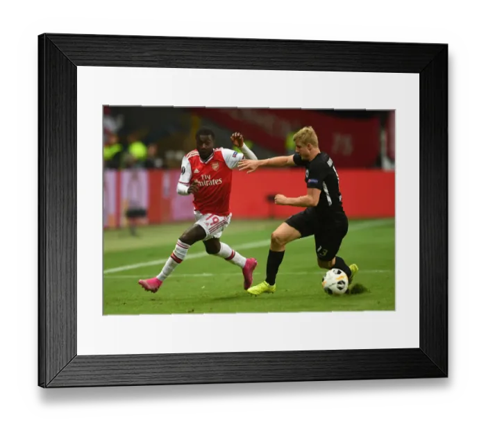 Framed Print : Pepe vs Hinteregger: A Europa League Battle at Frankfurt Framed Print : Pepe vs Hinteregger: A Europa League Battle at Frankfurt