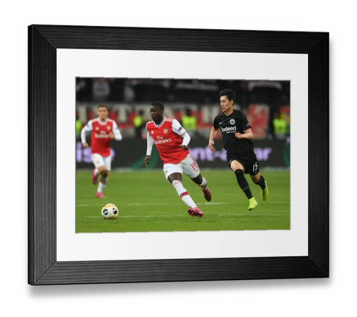 Framed Print : Pepe vs Kamada: Clash in the Europa League - Eintracht Frankfurt vs Arsenal FC (Group F) Framed Print : Pepe vs Kamada: Clash in the Europa League - Eintracht Frankfurt vs Arsenal FC (Group F)