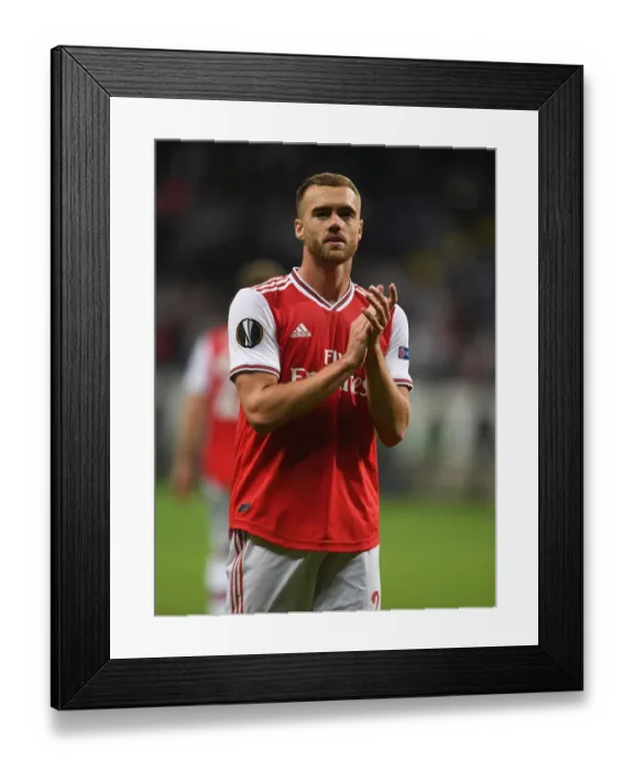 Framed Print : Arsenal's Calum Chambers Post-Match at Eintracht Frankfurt, UEFA Europa League 2019-20 Framed Print : Arsenal's Calum Chambers Post-Match at Eintracht Frankfurt, UEFA Europa League 2019-20