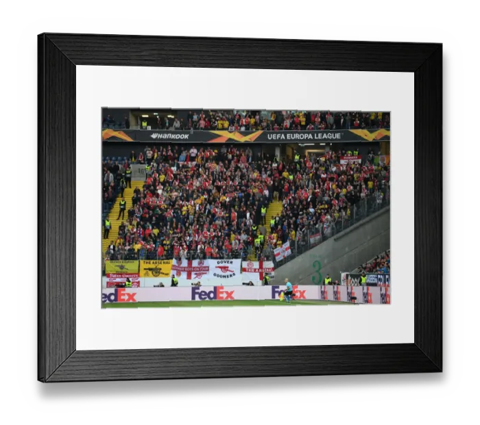 Framed Print : Arsenal Fans in Action: Eintracht Frankfurt vs Arsenal, UEFA Europa League 2019-20 Framed Print : Arsenal Fans in Action: Eintracht Frankfurt vs Arsenal, UEFA Europa League 2019-20