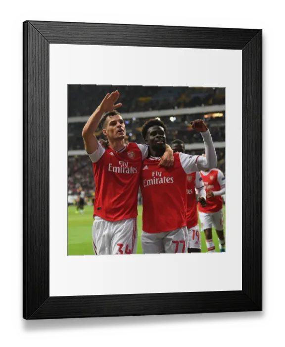 Framed Print : Bukayo Saka's Brace: Arsenal's Europa League Triumph over Eintracht Frankfurt (September 19, 2019) Framed Print : Bukayo Saka's Brace: Arsenal's Europa League Triumph over Eintracht Frankfurt (September 19, 2019)