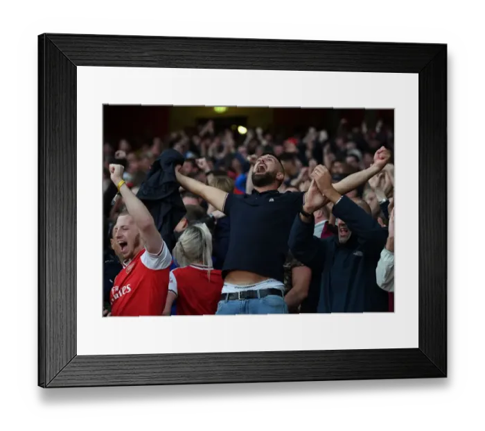 Framed Print : Arsenal's Triumphant Third Goal: Arsenal FC vs Aston Villa, Premier League 2019-20 Framed Print : Arsenal's Triumphant Third Goal: Arsenal FC vs Aston Villa, Premier League 2019-20