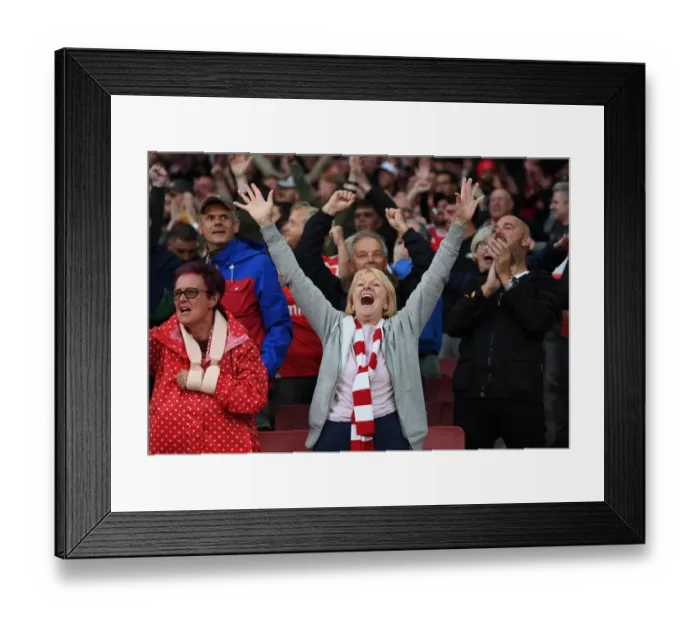 Framed Print : Arsenal's Triumph: A Thrilling 3-Goal Lead Over Aston Villa in the Premier League (2019-20)