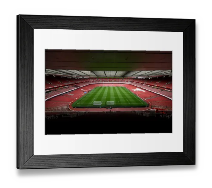 Framed Print : Arsenal vs Aston Villa: Premier League Clash at Emirates Stadium