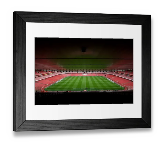 Framed Print : Arsenal vs Aston Villa: Premier League Clash at Emirates Stadium