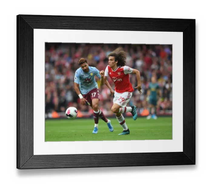 Framed Print : Guendouzi in Action: Arsenal vs. Aston Villa, Premier League 2019-20 Framed Print : Guendouzi in Action: Arsenal vs. Aston Villa, Premier League 2019-20
