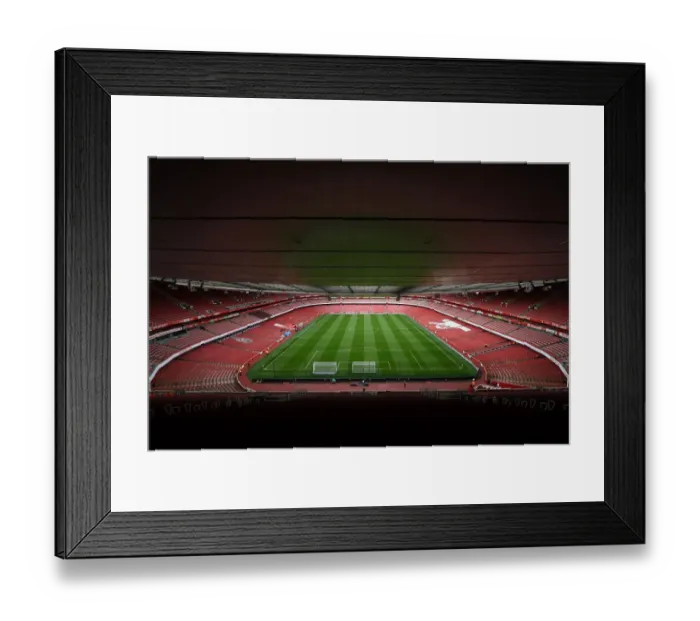 Framed Print : Arsenal vs Aston Villa: Premier League Clash at Emirates Stadium