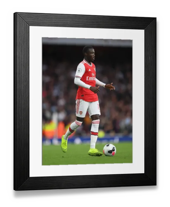 Framed Print : Nicolas Pepe Shines: Arsenal's Dominant Display Against Aston Villa