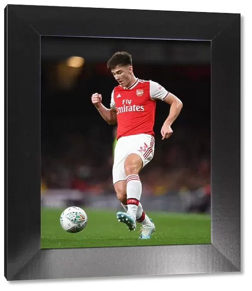 Arsenal's Kieran Tierney in Action against Nottingham Forest in Carabao Cup Clash