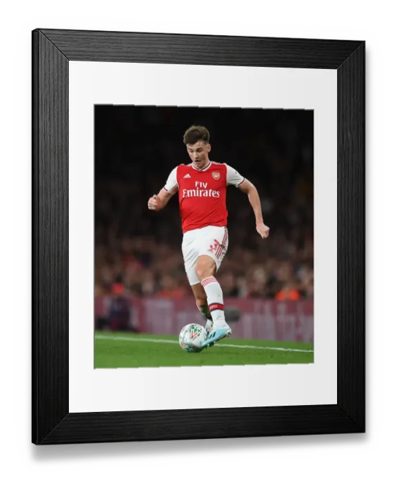 Framed Print : Arsenal's Kieran Tierney Stars in Carabao Cup Victory over Nottingham Forest Framed Print : Arsenal's Kieran Tierney Stars in Carabao Cup Victory over Nottingham Forest