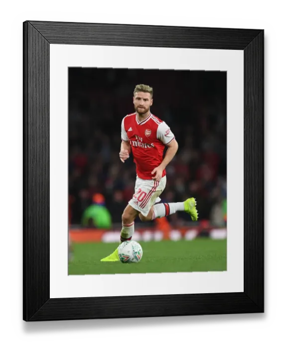 Framed Print : Mustafi's Leadership: Arsenal Overpowers Nottingham Forest in Carabao Cup Clash Framed Print : Mustafi's Leadership: Arsenal Overpowers Nottingham Forest in Carabao Cup Clash