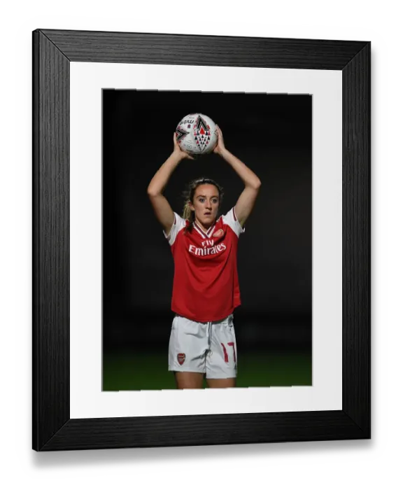 Framed Print : Arsenal Women vs Fiorentina Women: Showdown in UEFA Women's Champions League at Meadow Park