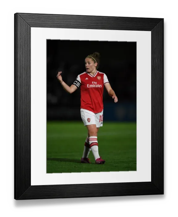 Framed Print : Arsenal Women vs Fiorentina Women: Battle in the UEFA Champions League at Meadow Park Framed Print : Arsenal Women vs Fiorentina Women: Battle in the UEFA Champions League at Meadow Park