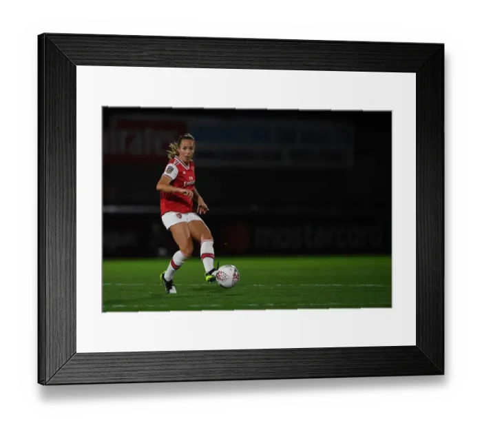 Framed Print : Mastercard Ad Board. Arsenal Women 2:0 Fiorentina Women Framed Print : Mastercard Ad Board. Arsenal Women 2:0 Fiorentina Women
